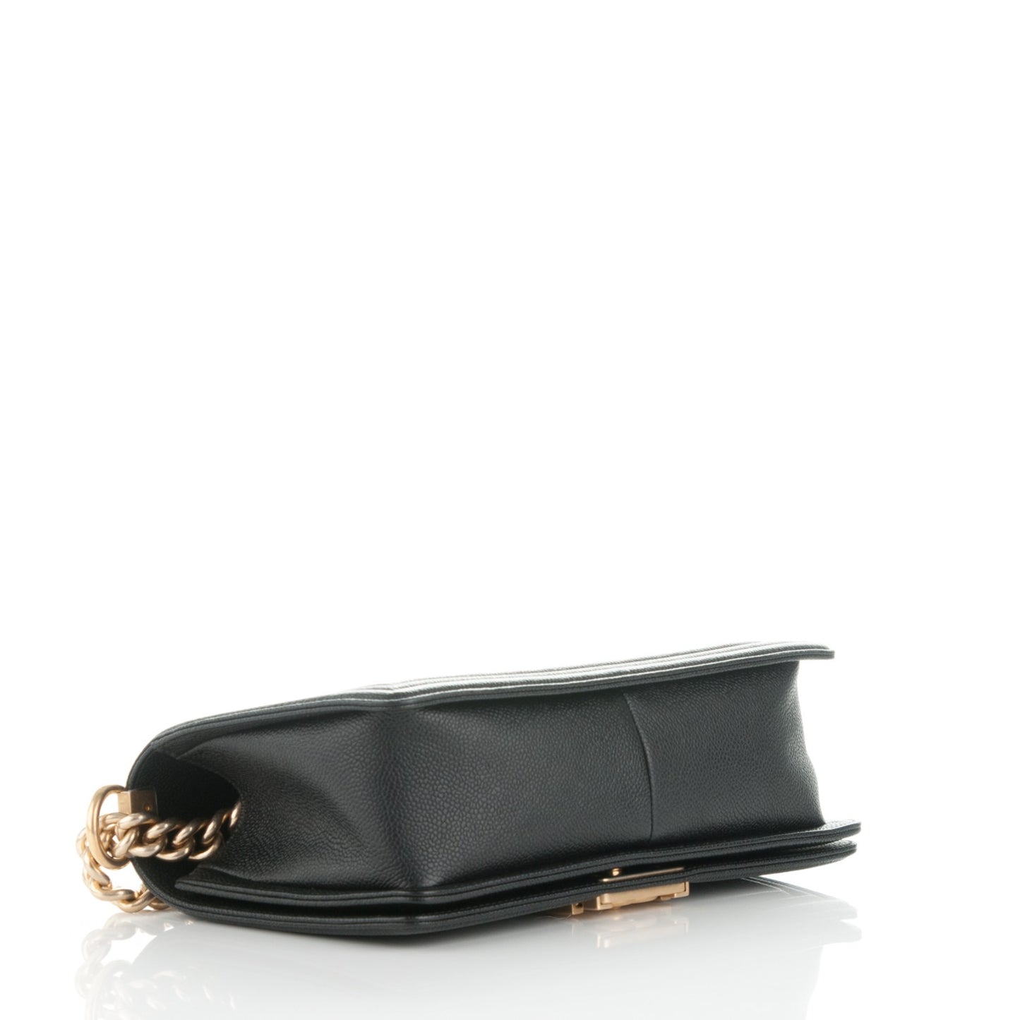 Caviar Quilted Medium Boy Flap Black