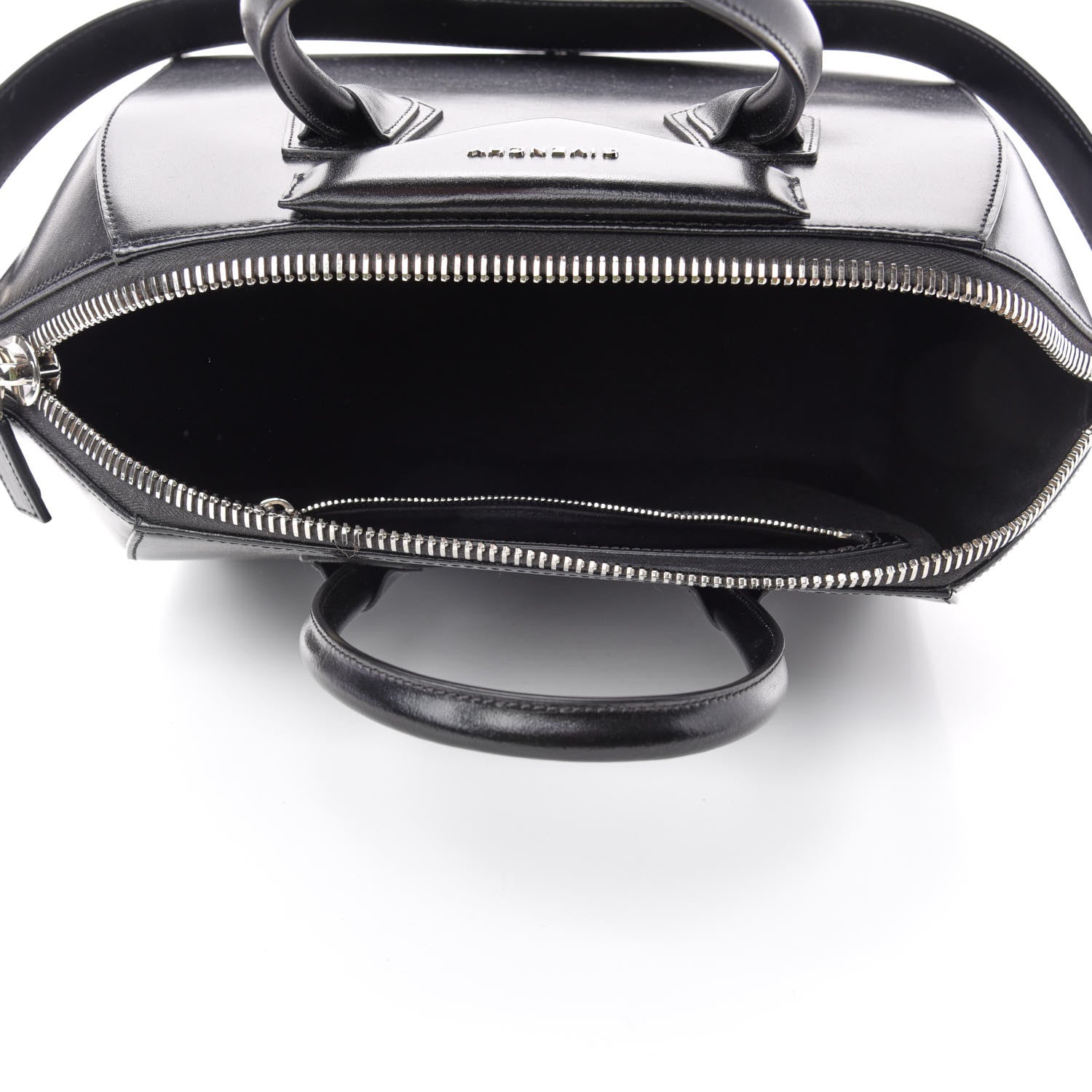 Givenchy Shiny Lord Calfskin Medium Antigona Black 6 of 11