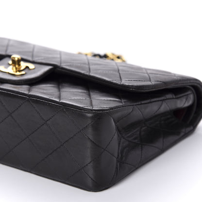 Chanel Lambskin Quilted Medium Double Flap Black 7 of 11
