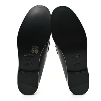 Hermes Calfskin Iota Mules 37 Black 5 of 9