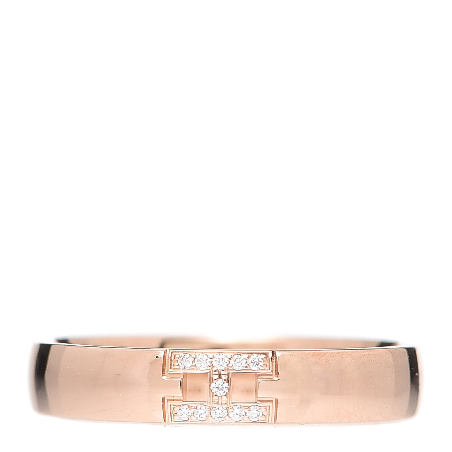 18K Rose Gold Diamond Ever Herakles Wedding Band Ring 52 6