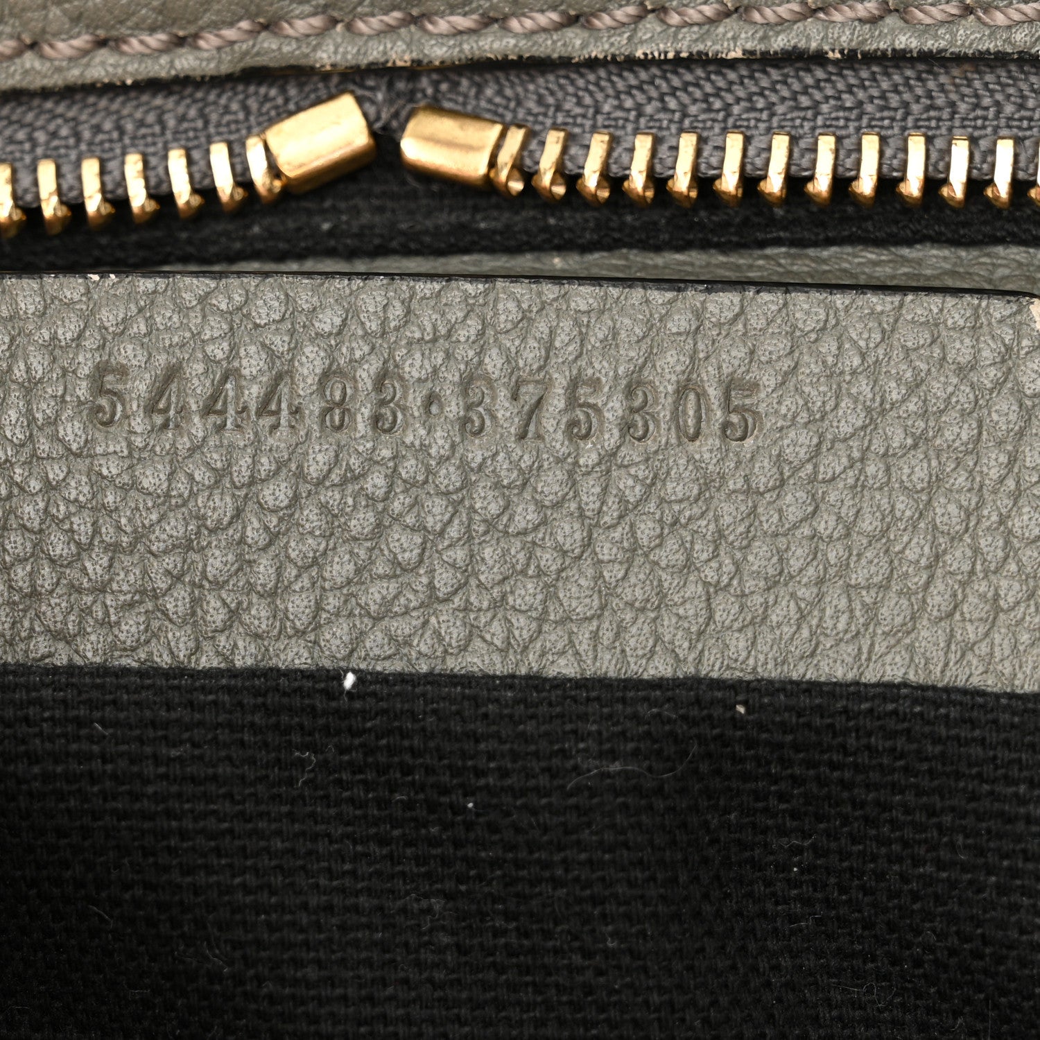 Alexander McQueen Pebbled Calfskin Large Skull Padlock Zip Around Tote Dark Grey 7 of 15