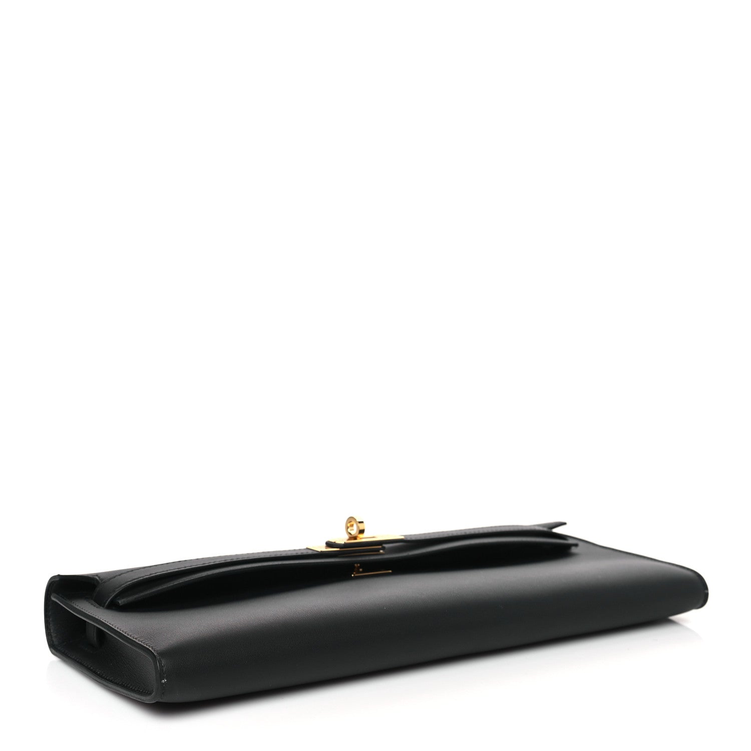 Hermes Swift Kelly Cut Clutch Pochette Black 4 of 10