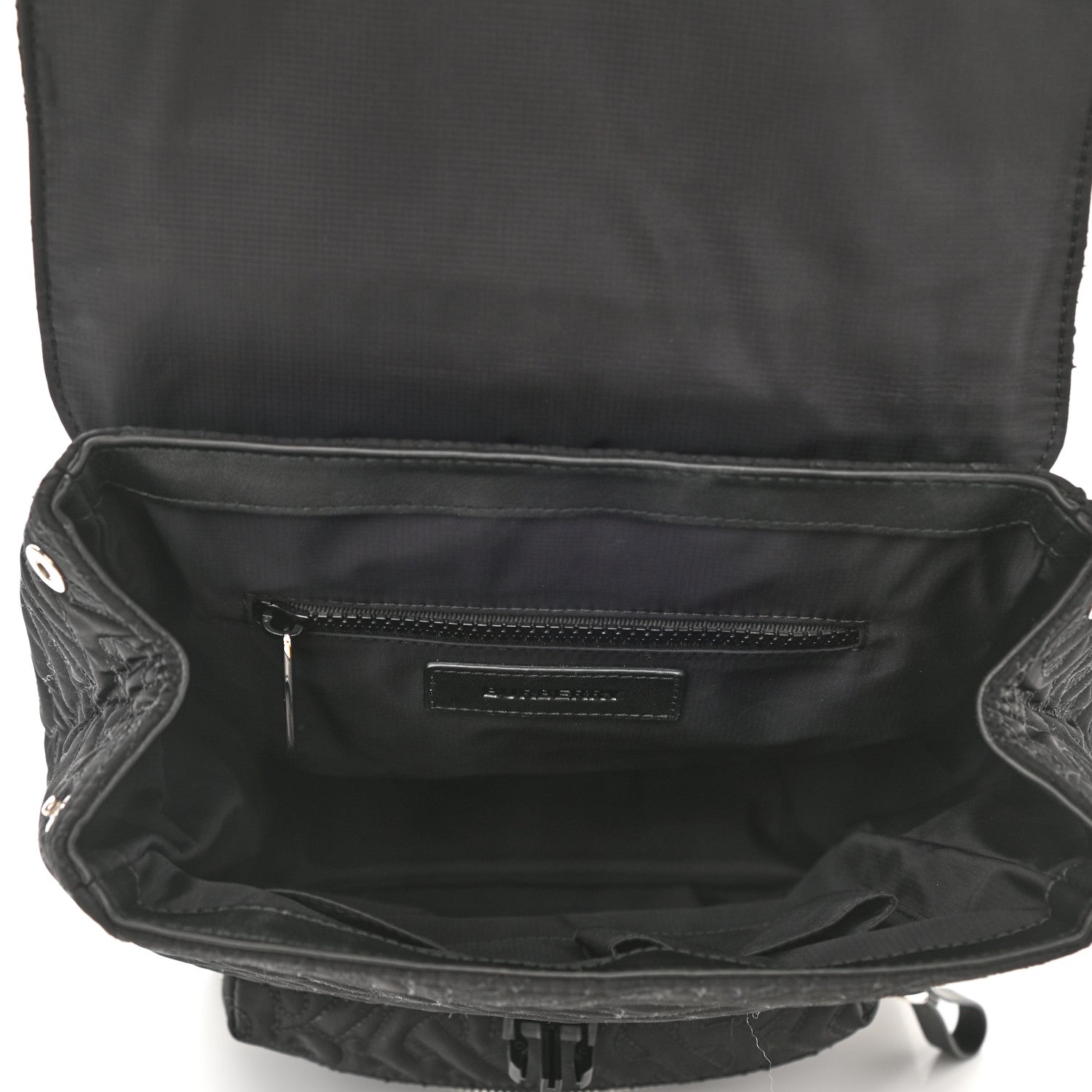 Burberry Econyl Logo Quilted Kids Backpack Black 5 of 11