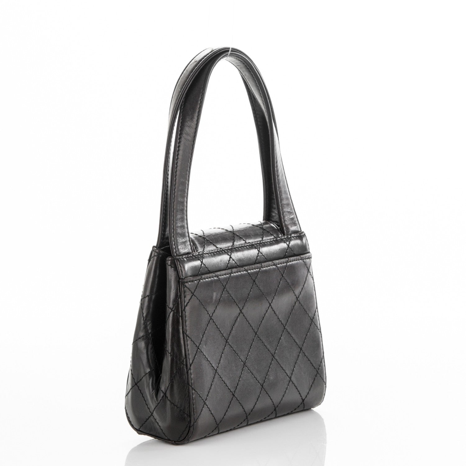 Chanel Lambskin Quilted Flap Bag Black 3 of 7