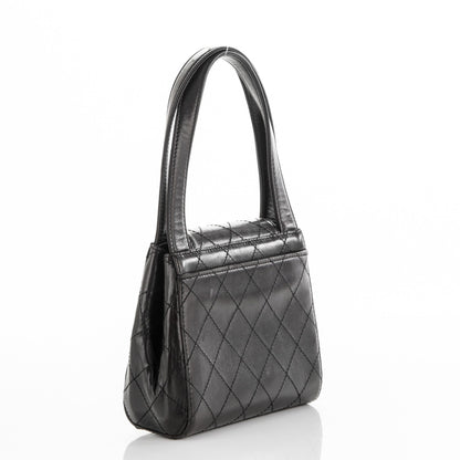 Chanel Lambskin Quilted Flap Bag Black 3 of 7