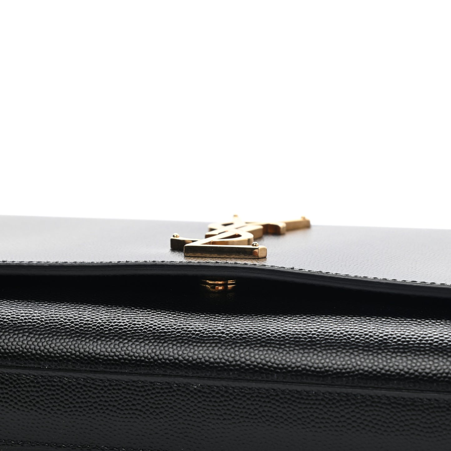 Grain De Poudre Monogram Cassandre Clutch Black