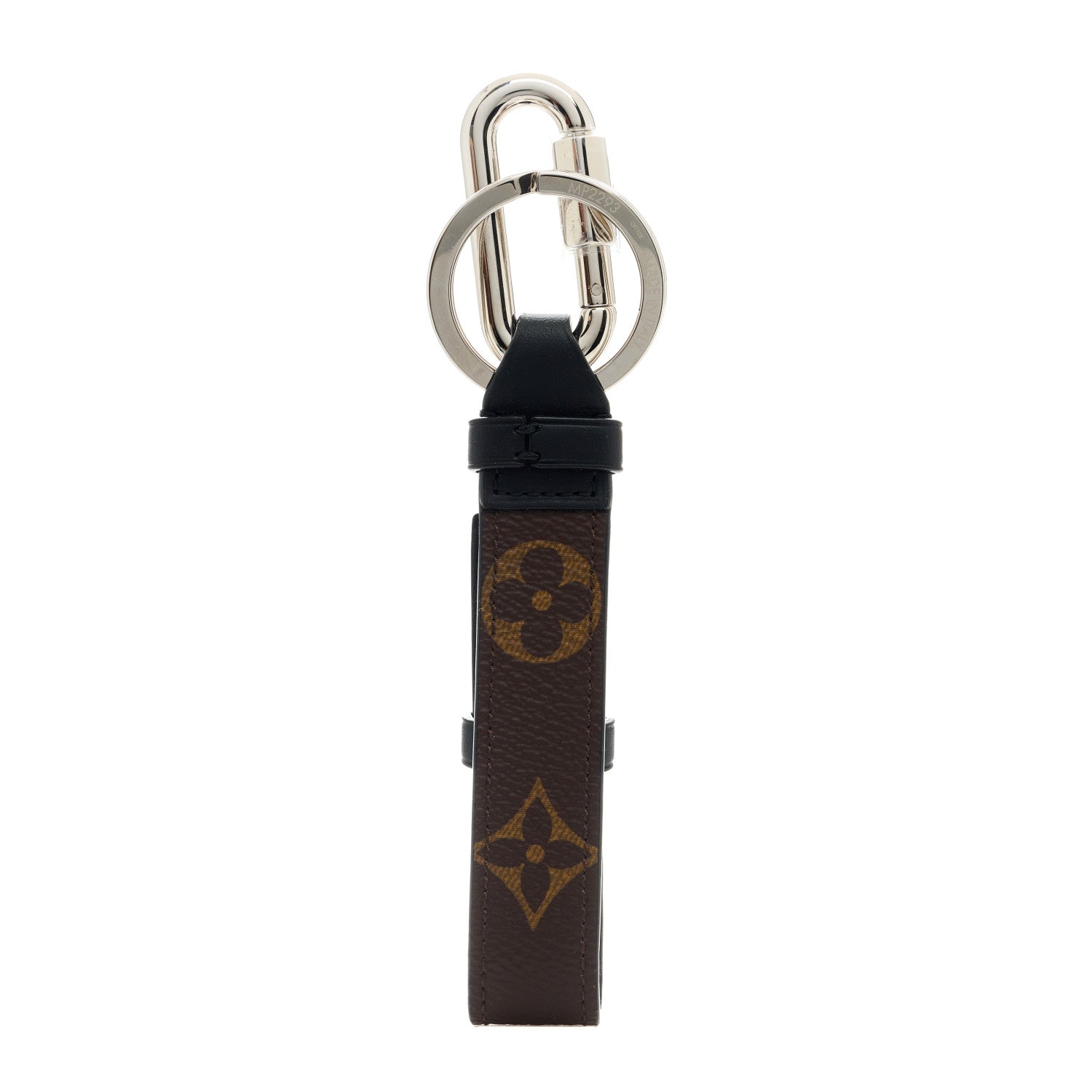 Louis Vuitton Monogram Dragonne Bag Charm Key Holder Orange 3 of 5