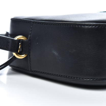 Gucci Calfskin Web Small Webby Bee Shoulder Bag Black 11 of 13