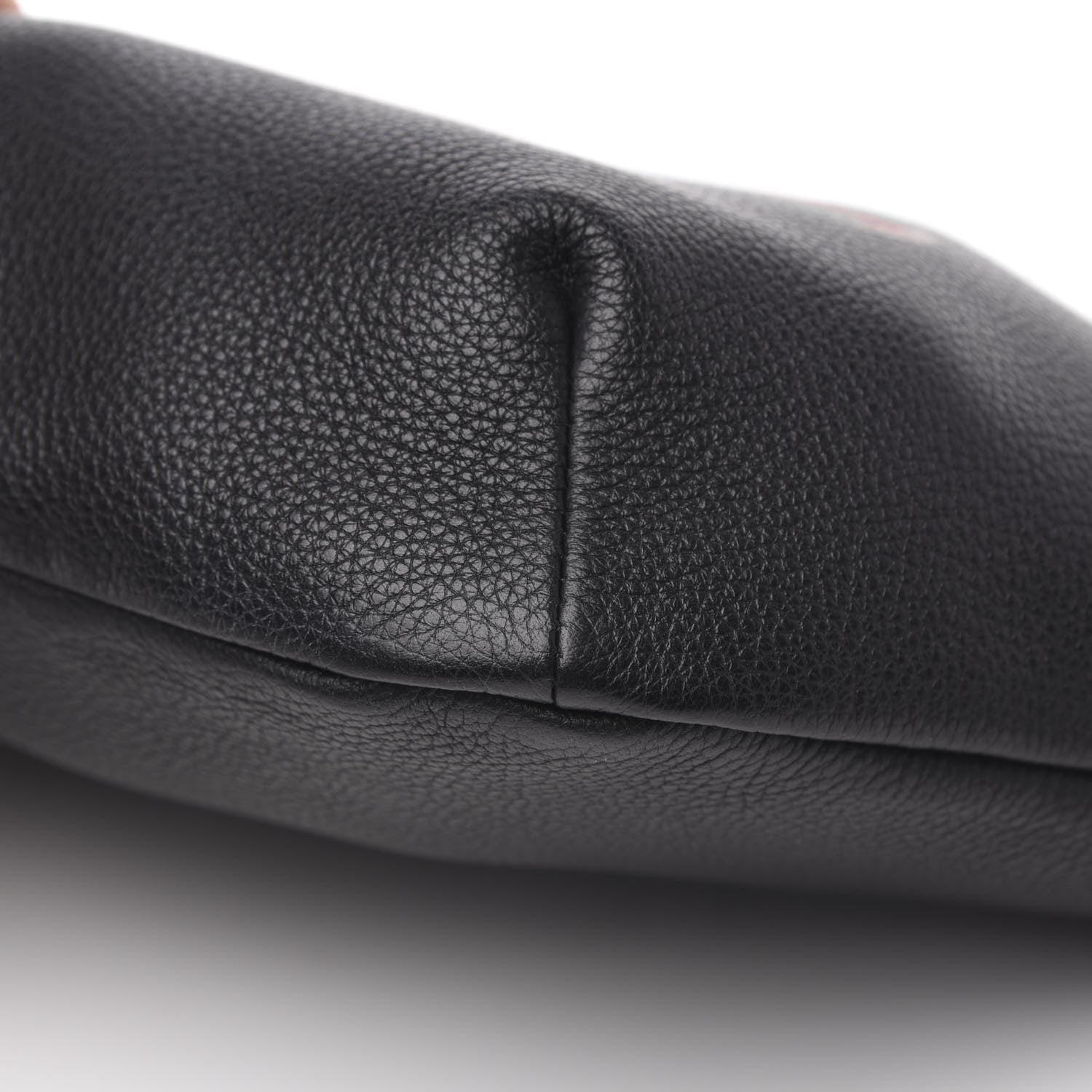 Gucci Grained Calfskin Logo Belt Bag Black 9 of 10