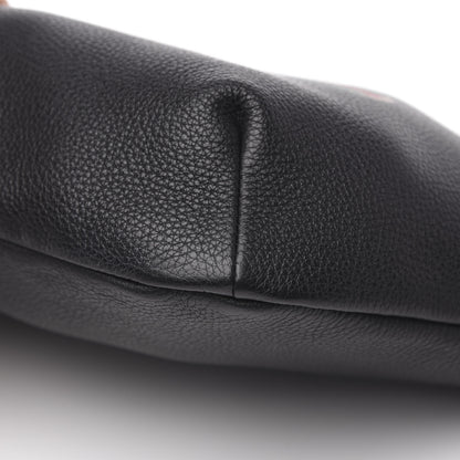 Gucci Grained Calfskin Logo Belt Bag Black 9 of 10