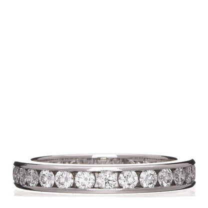 Tiffany Platinum Diamond 3mm Wedding Band Ring 49 5 1 of 5