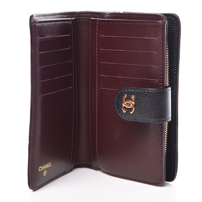 Chanel Caviar Quilted Zipped Pocket Wallet Black 5 of 9