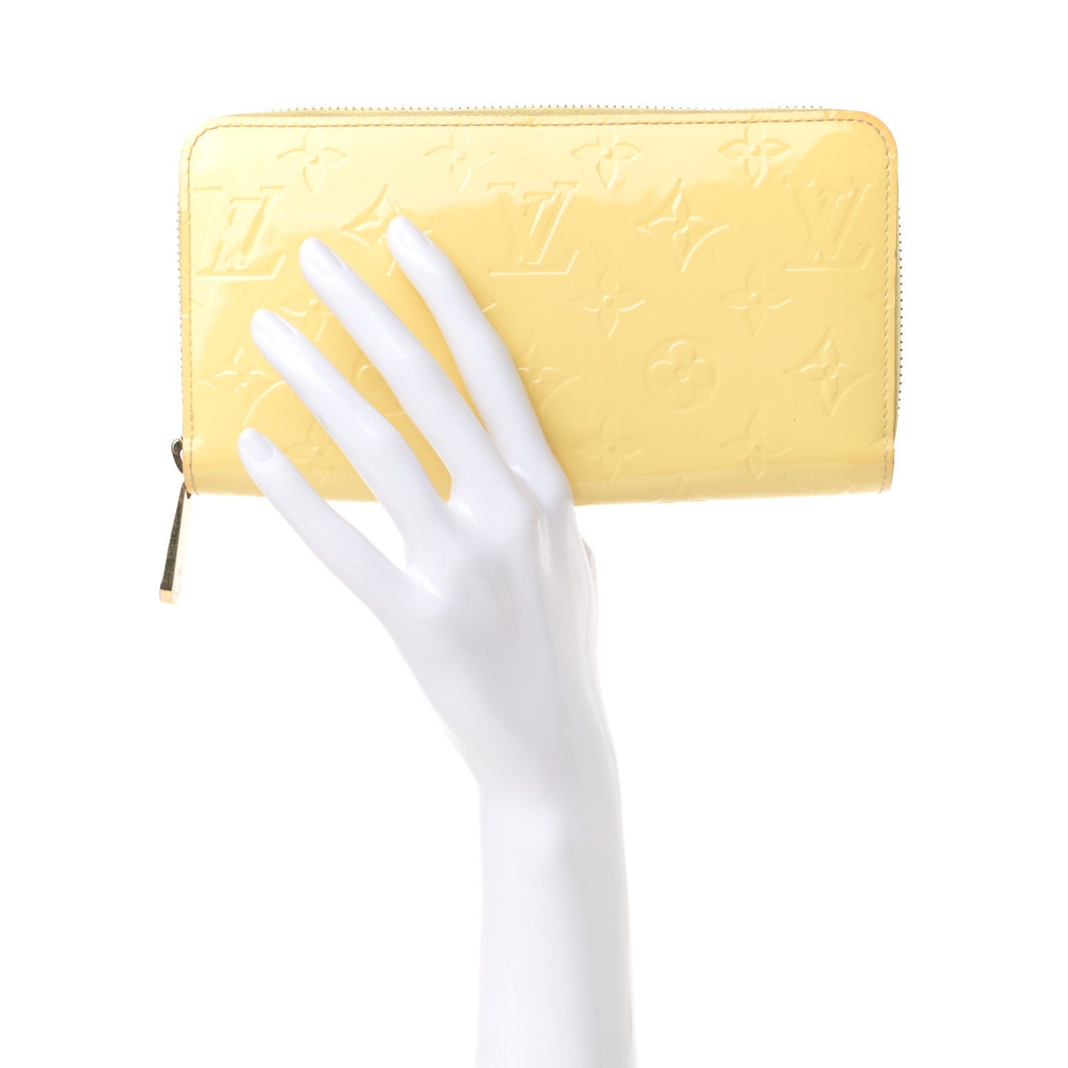 Louis Vuitton Vernis Zippy Wallet Citrine 2 of 7