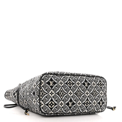 Louis Vuitton Jacquard Since 1854 Neverfull MM Grey 4 of 9