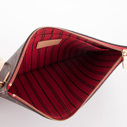 Louis Vuitton Monogram Neverfull MM GM Pochette Cherry 5 of 8