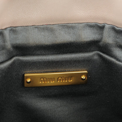 Miu Miu Nappa Matelasse Clutch Cammeo 6 of 8