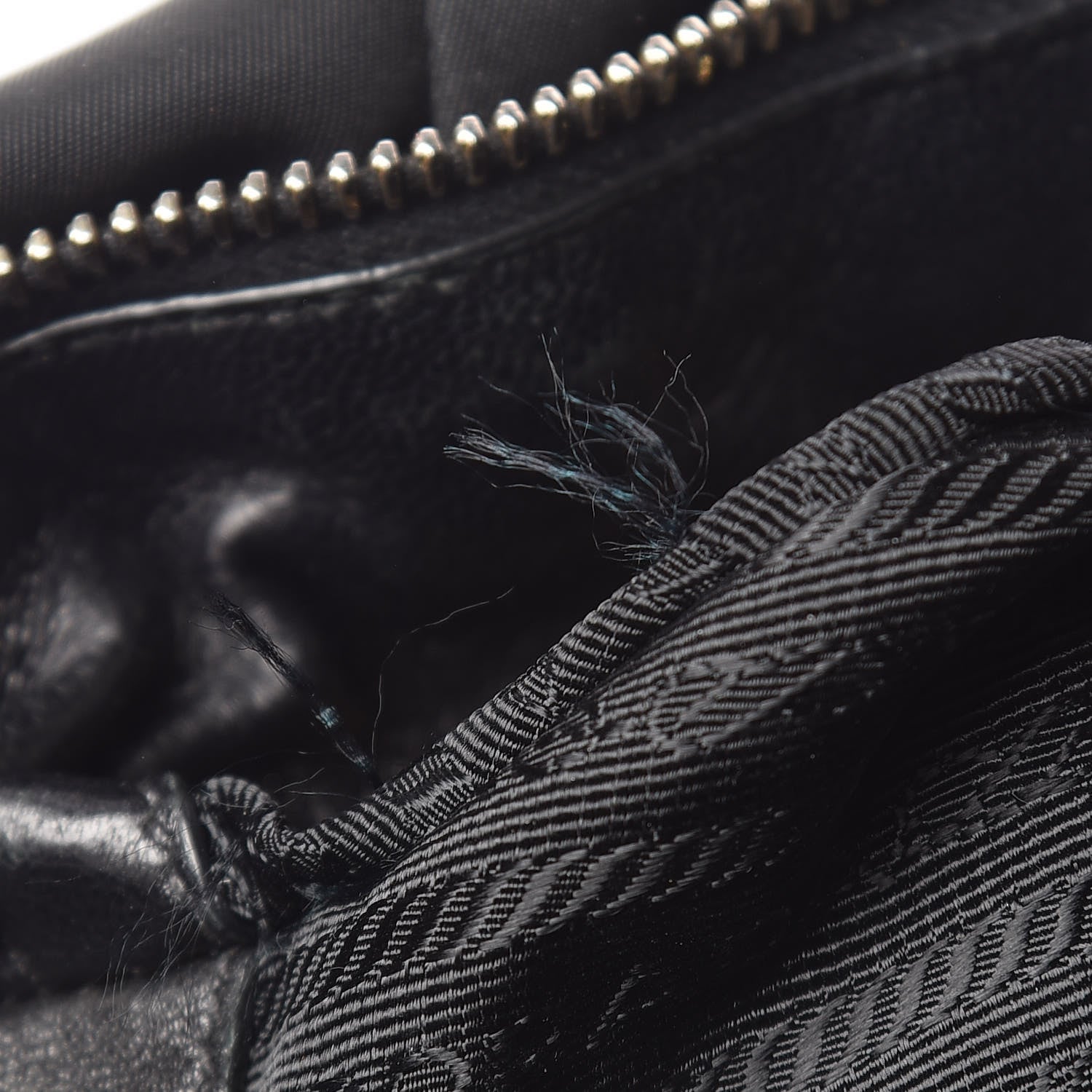 Prada Tessuto Nylon Gaufre Shopping Satchel Black 10 of 16