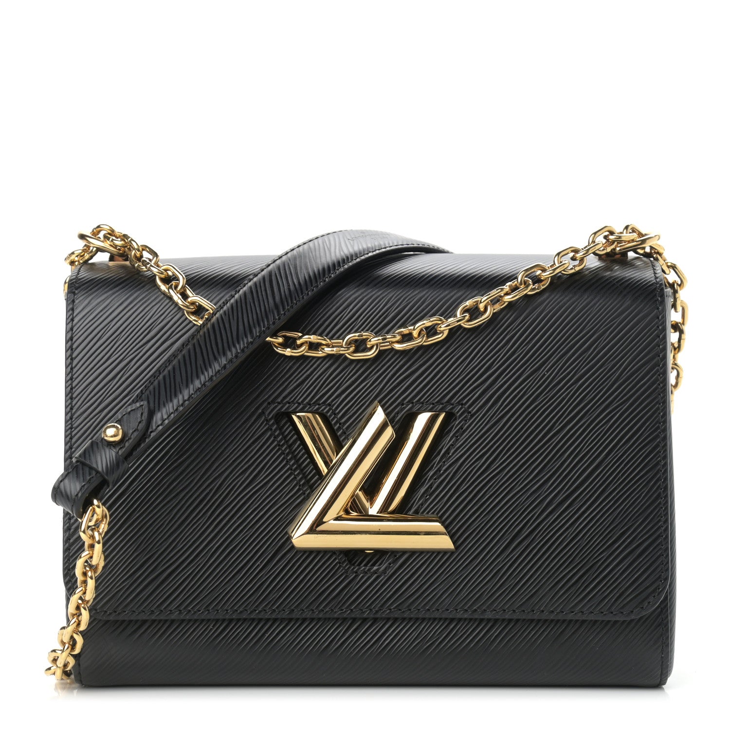 Louis Vuitton Epi Twist Shoulder Bag MM Black 1 of 10