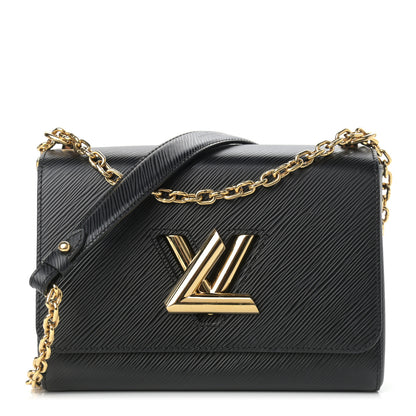 Louis Vuitton Epi Twist Shoulder Bag MM Black 1 of 10