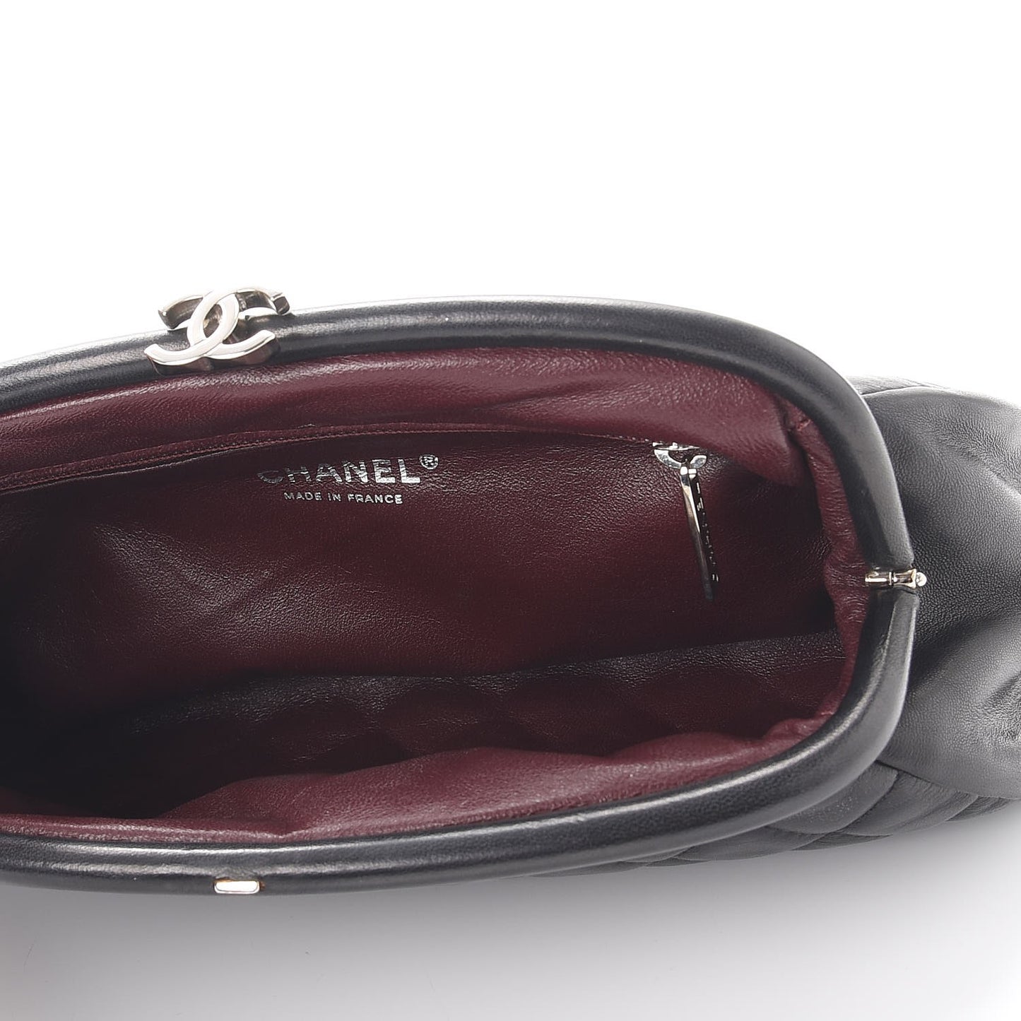 Lambskin Quilted Timeless Clutch Black