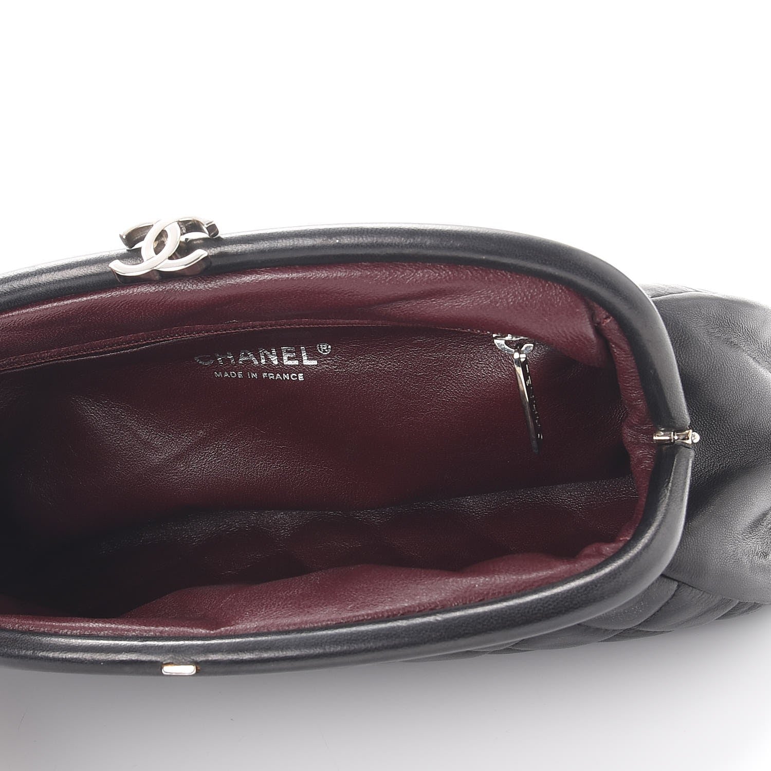 Chanel Lambskin Quilted Timeless Clutch Black 5 of 8
