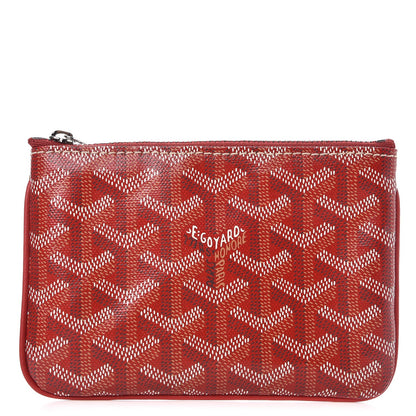 Goyard Goyardine Mini Senat Pochette Red 1 of 7
