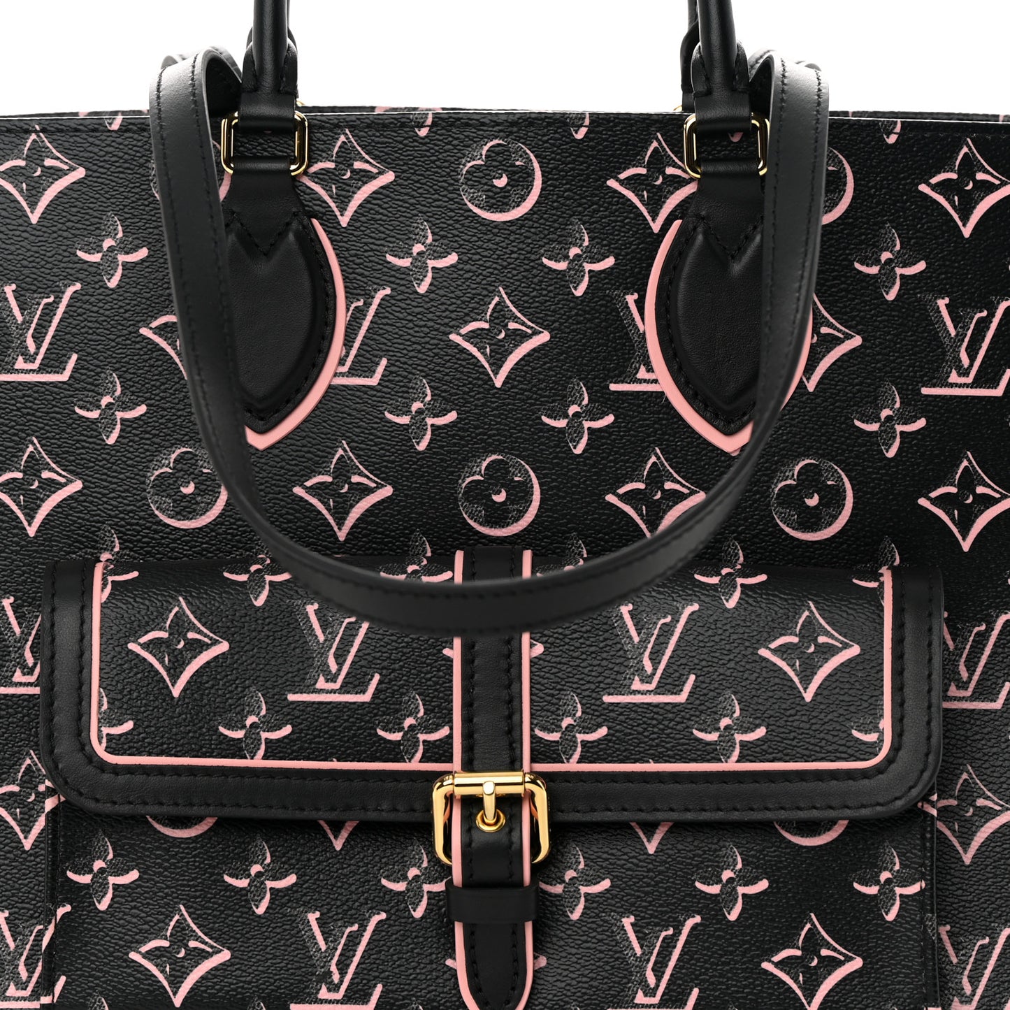 LOUIS VUITTON Monogram Fall for You LV Neo Onthego MM Black