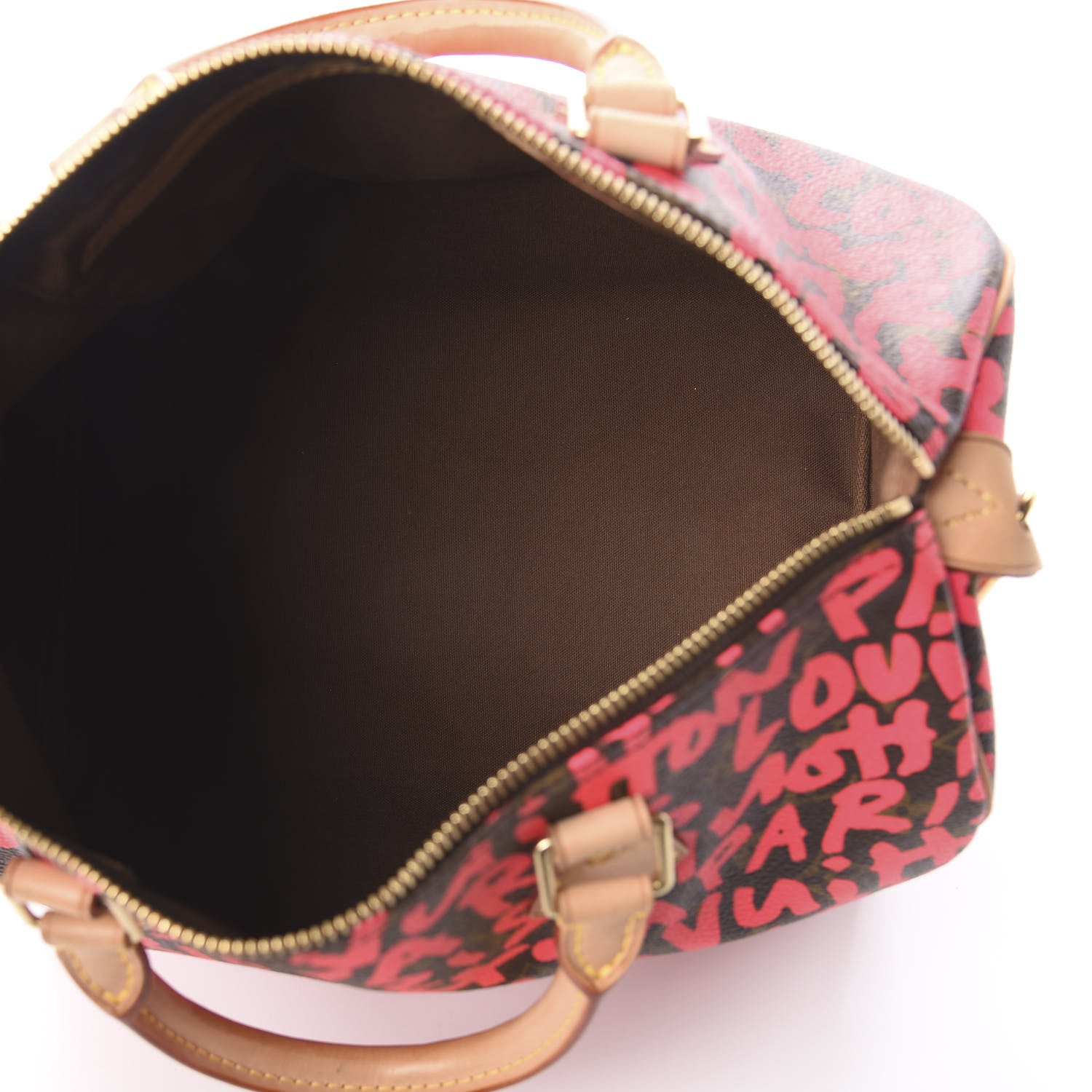 Louis Vuitton Monogram Graffiti Speedy 30 Fuchsia 4 of 9
