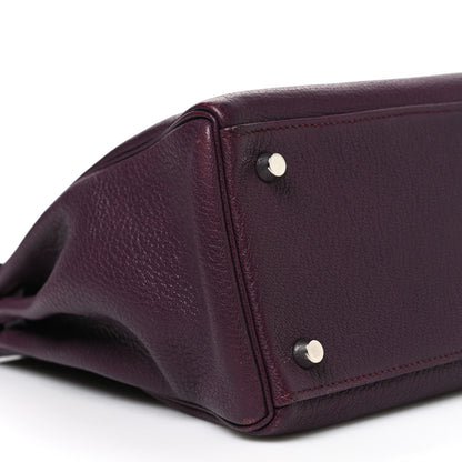 Hermes Chevre de Coromandel Kelly Retourne 32 Quetsche 9 of 11