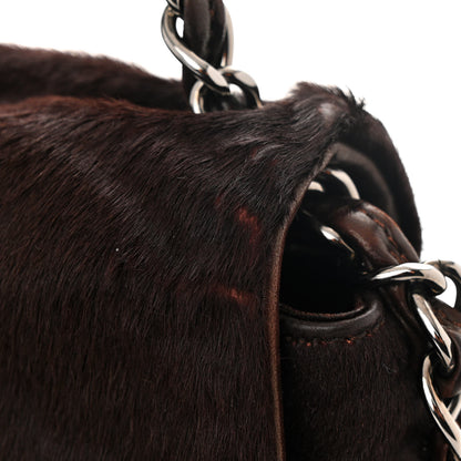 Chanel Pony Hair Sharpei Flap Tote Brown 12 of 12