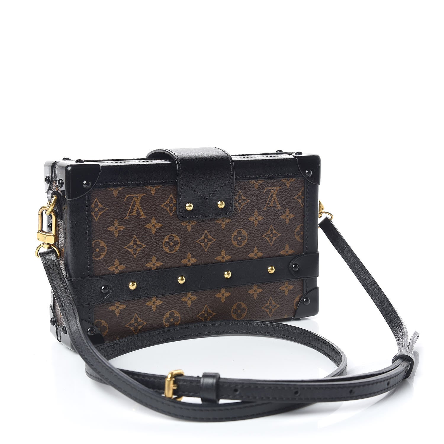 Louis Vuitton Monogram Petite Malle Black 3 of 19