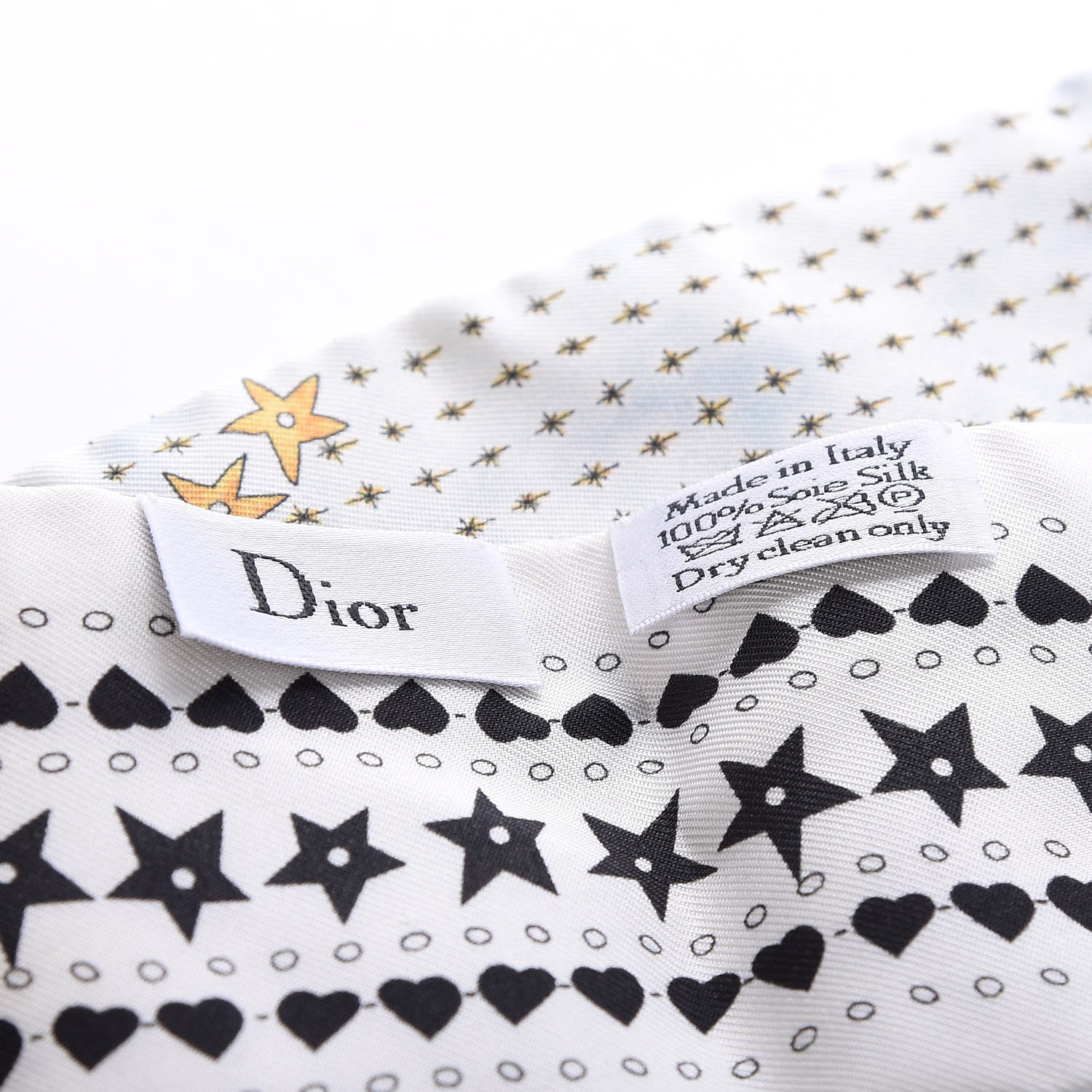 Christian Dior Silk High Priestess Tarot Mitzah Scarf Off White 3 of 3