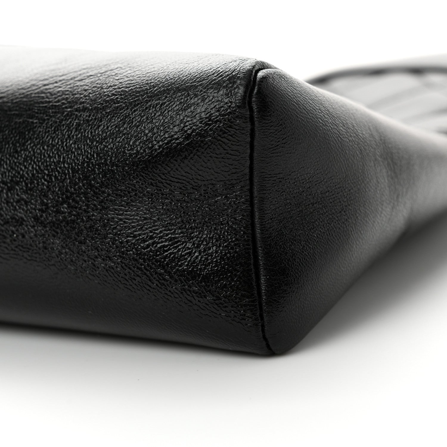 Chanel Shiny Lambskin Quilted 31 Shopping Bag Black 10 of 10