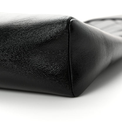 Chanel Shiny Lambskin Quilted 31 Shopping Bag Black 10 of 10