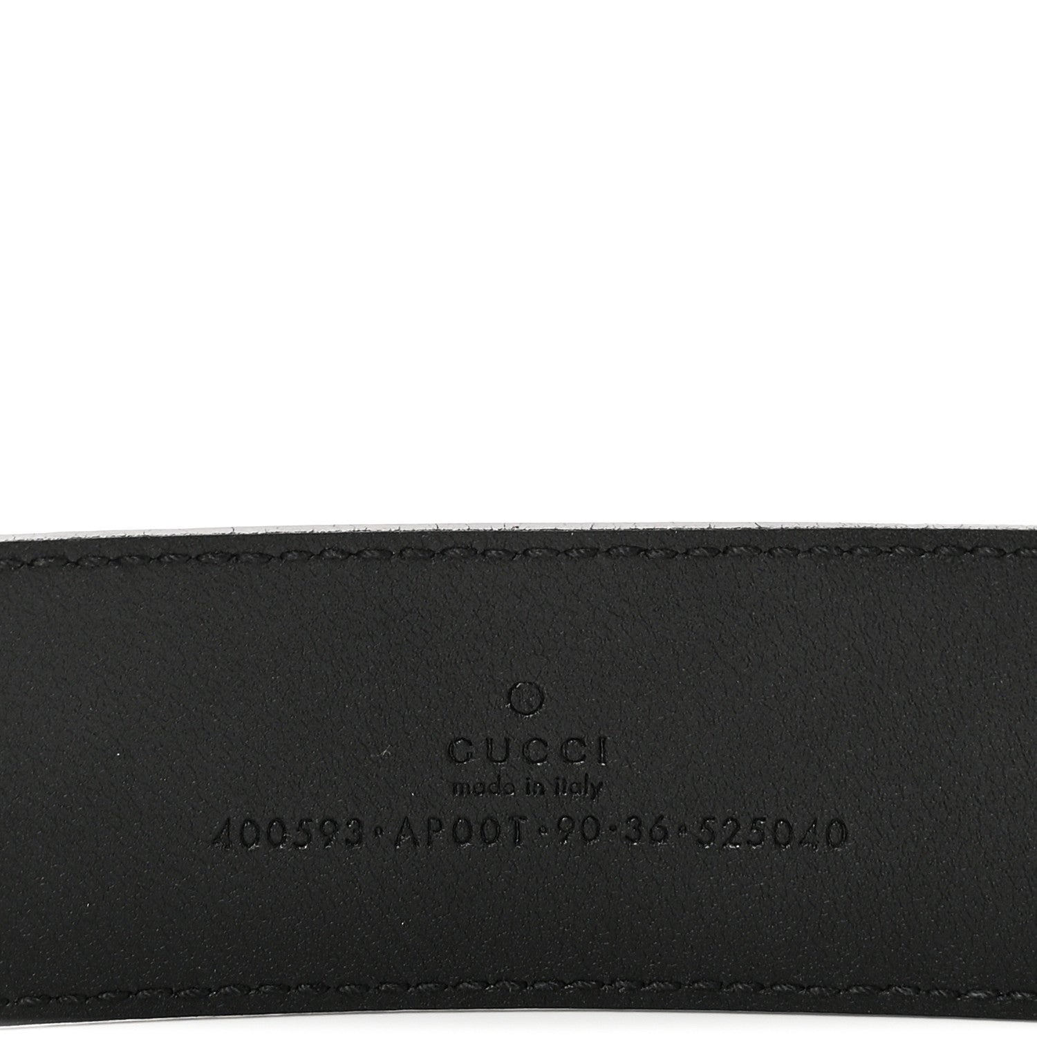 Gucci Calfskin Double G 40mm Belt 90 36 Black 3 of 5