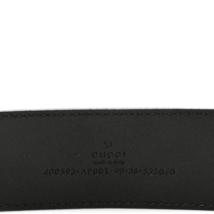 Gucci Calfskin Double G 40mm Belt 90 36 Black 3 of 5