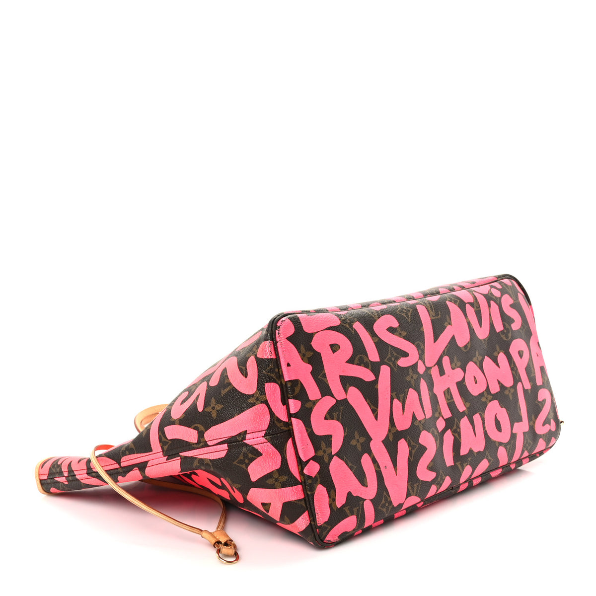 Louis Vuitton Monogram Graffiti Neverfull GM Fuchsia 3 of 10