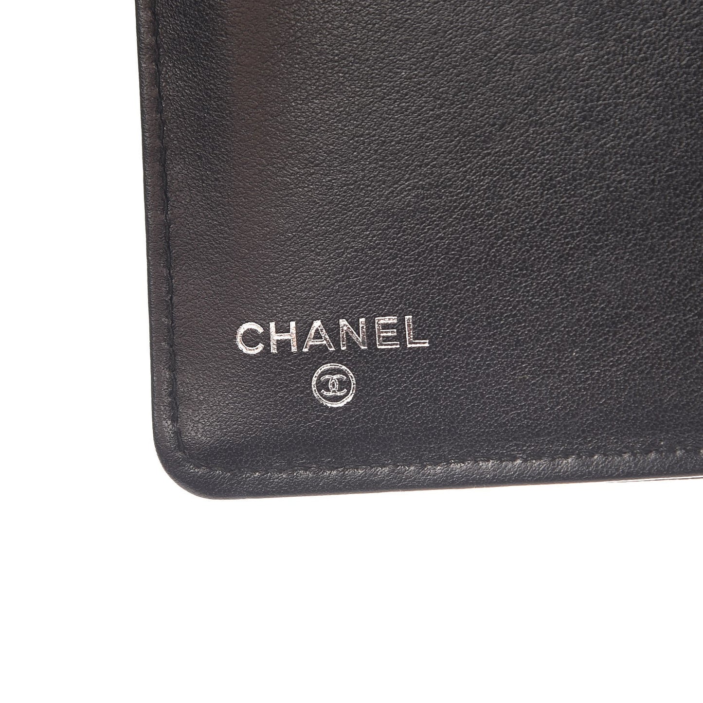 Caviar Quilted Boy Yen Wallet Black