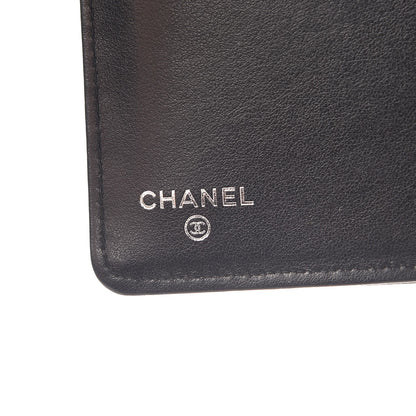 Chanel Caviar Quilted Boy Yen Wallet Black 6 of 9