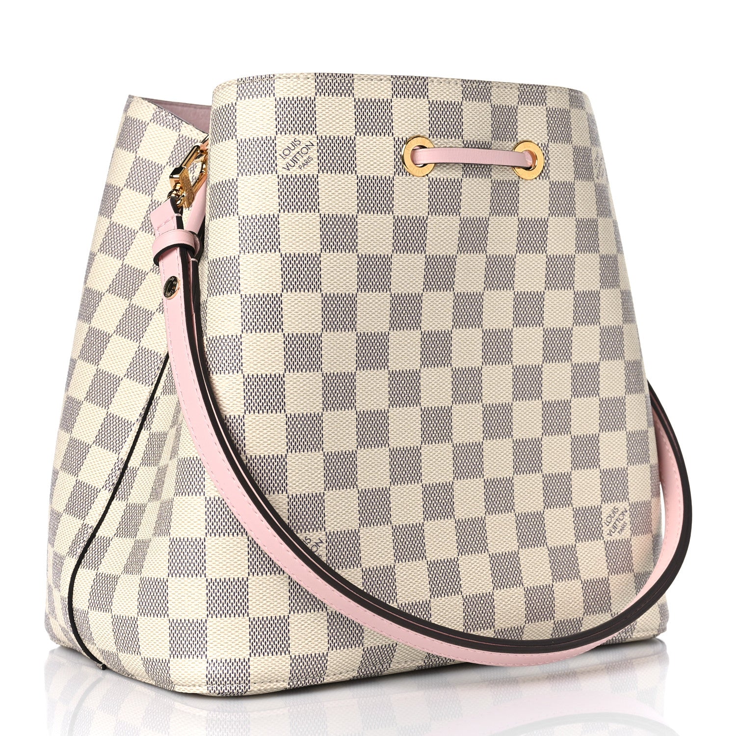Louis Vuitton Damier Azur Neonoe MM Eau De Rose 3 of 8