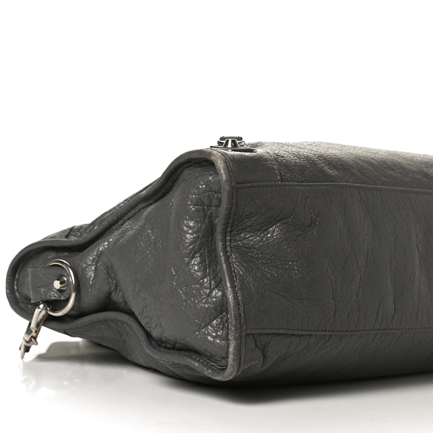 Balenciaga Agneau Silver Metallic Edge Hardware City Gris Cendre 8 of 12