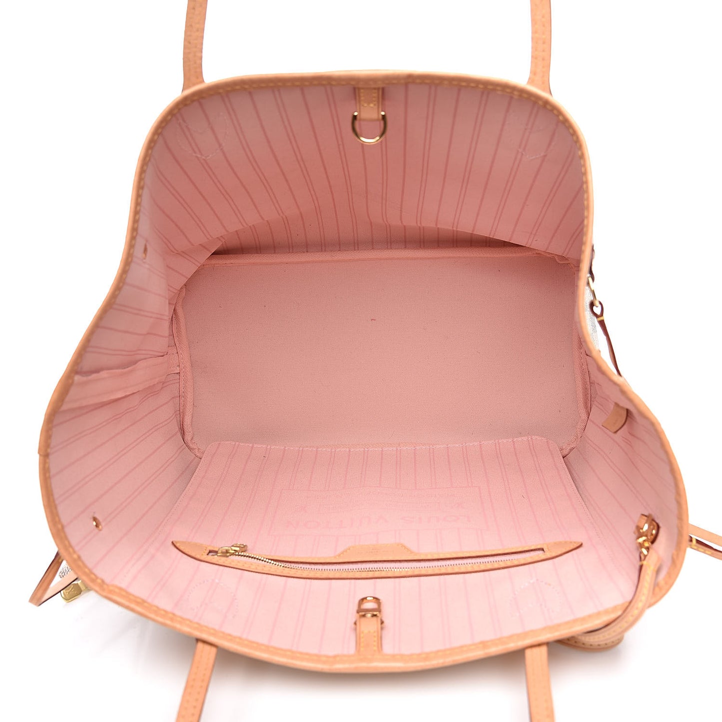 Damier Azur Neo Neverfull MM Rose Ballerine
