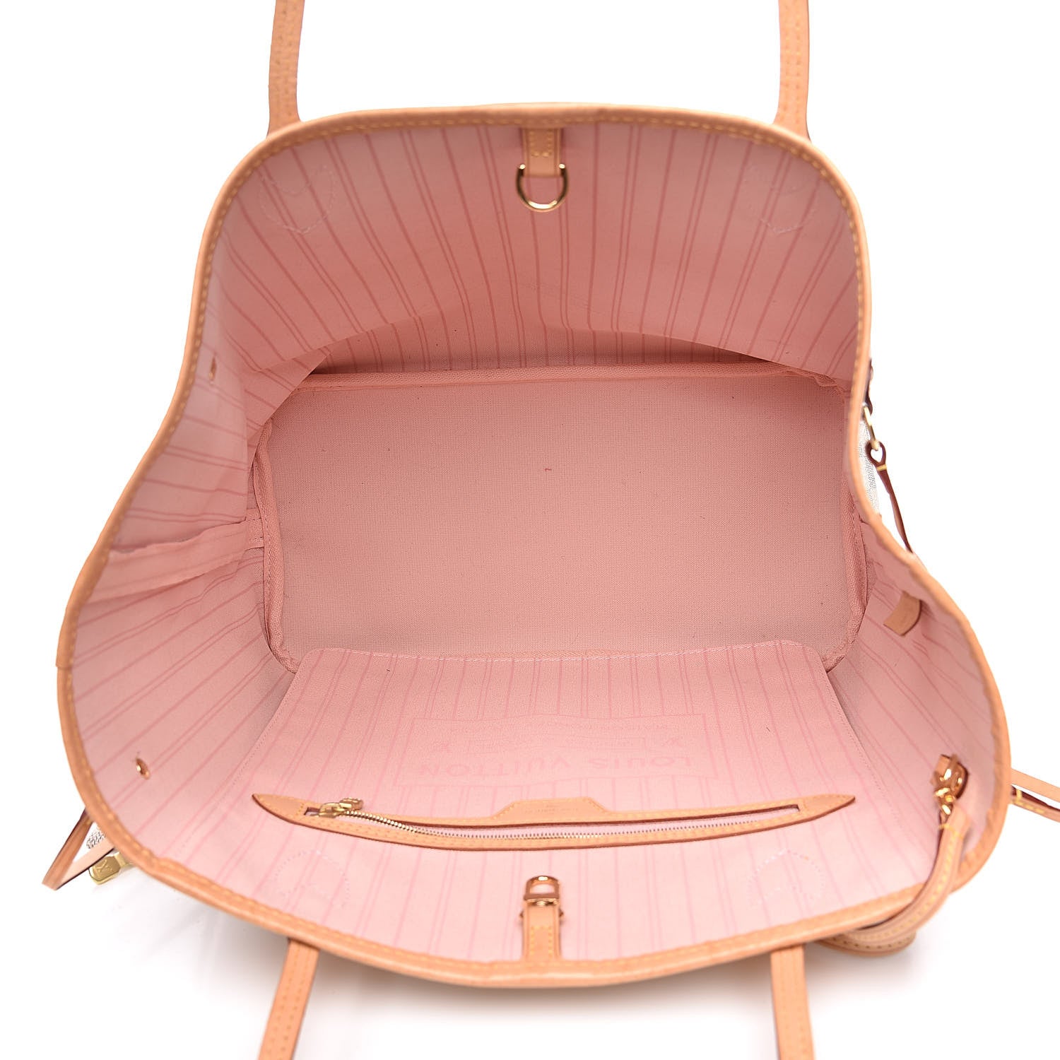 Louis Vuitton Damier Azur Neo Neverfull MM Rose Ballerine 5 of 16