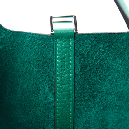 Hermes Taurillon Clemence Picotin Lock 18 PM Vert Vertigo 9 of 11