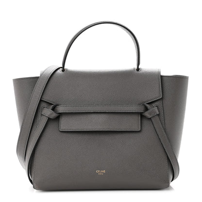 Celine Grained Calfskin Micro Belt Bag Grey 1 of 10
