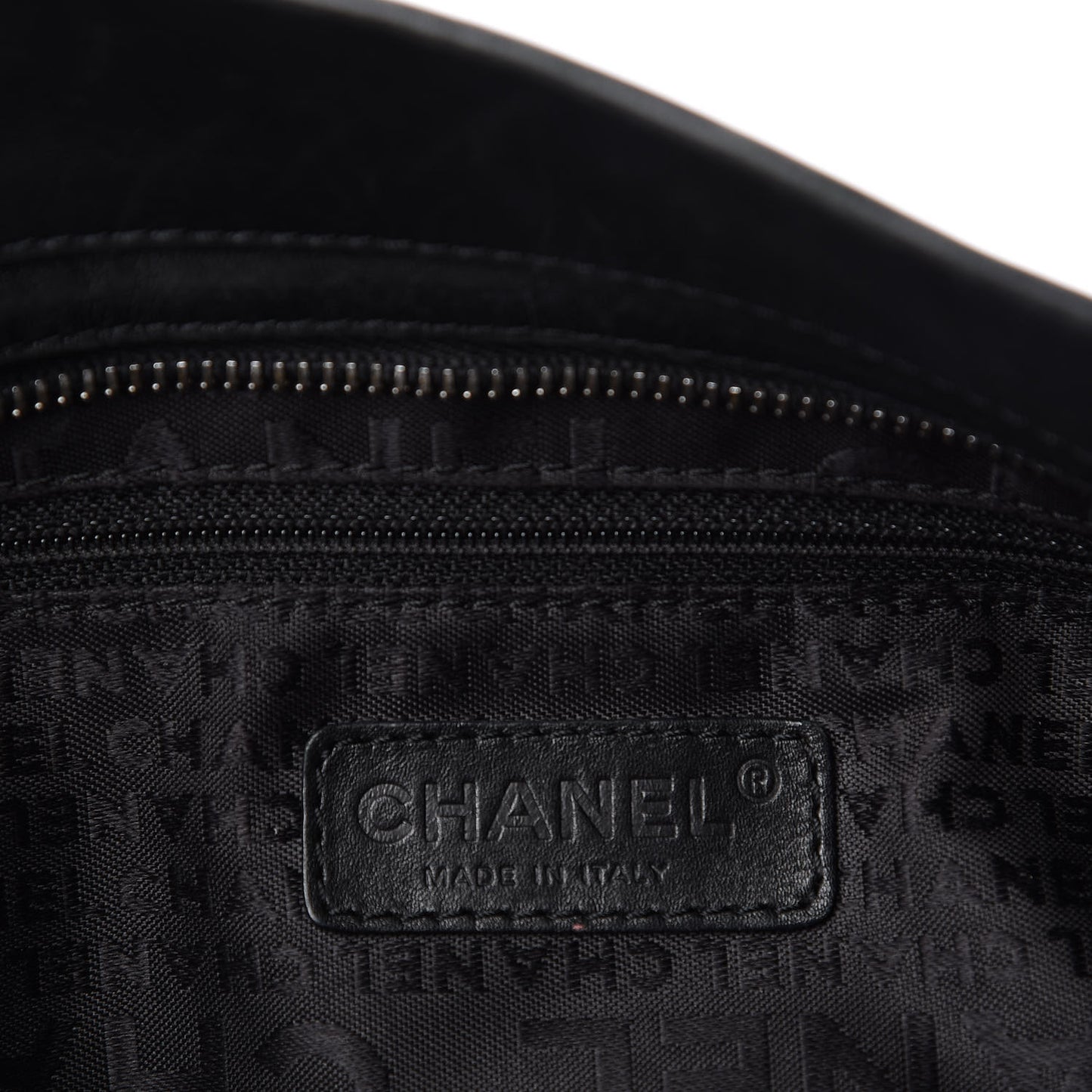 Calfskin Vertical Quilted Lax Shoulder Bag Black