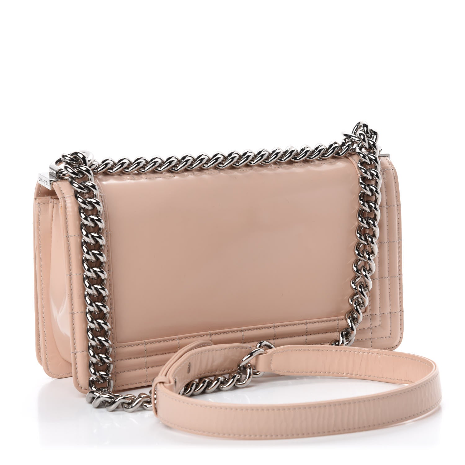 Chanel Glazed Calfskin Medium Boy Flap Light Pink 4 of 14