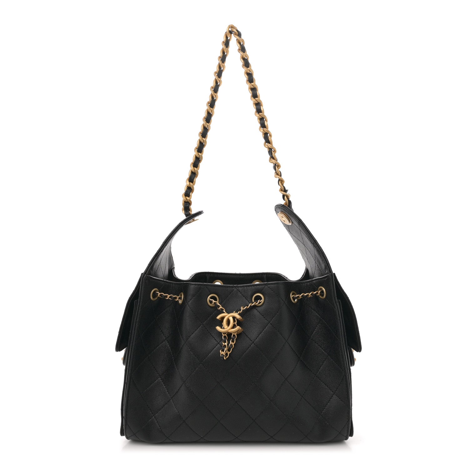 Chanel Caviar Quilted Small Chanel 25 Handbag Black 1 of 10