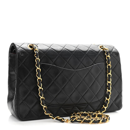 Chanel Lambskin Quilted Medium Double Flap Black 3 of 11